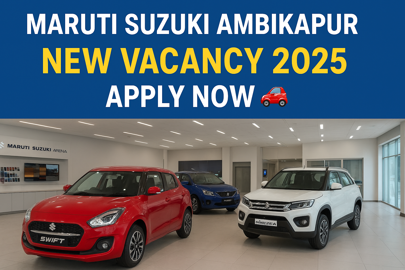 Maruti Suzuki Ambikapur Recruitment 2025 | Apply Now